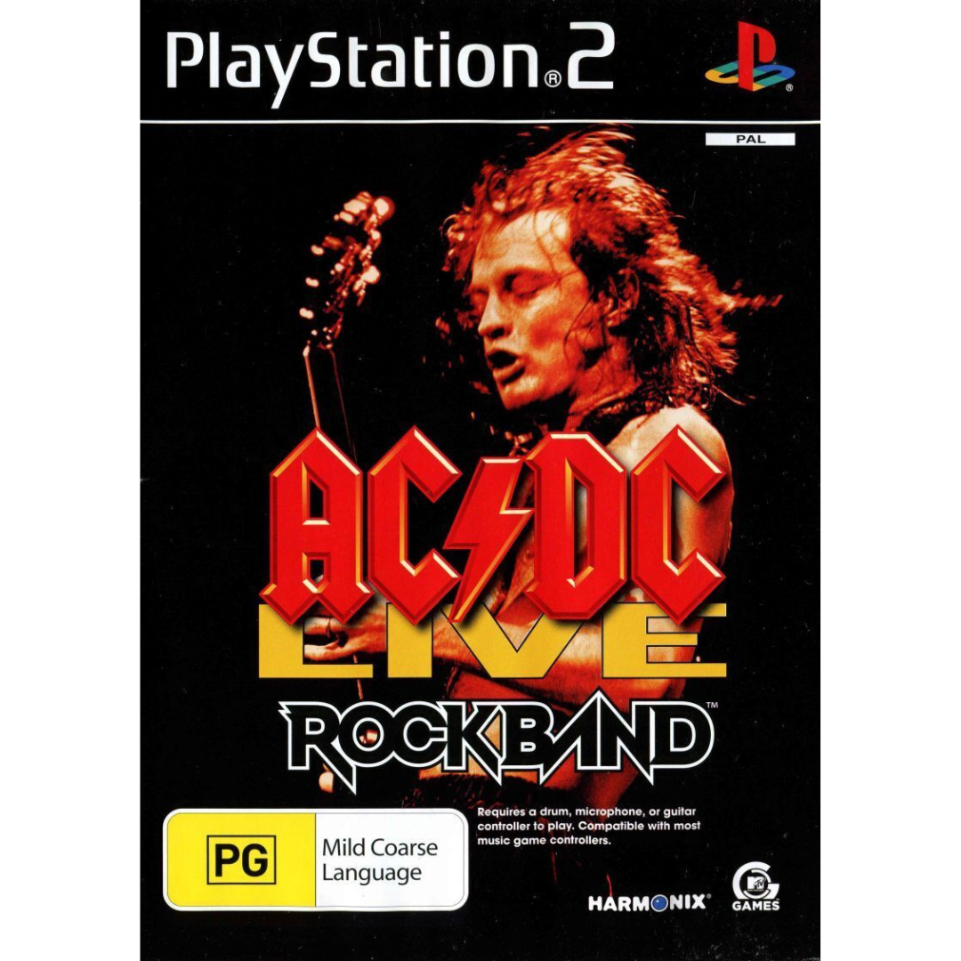 AC/DC Rock Band cover art