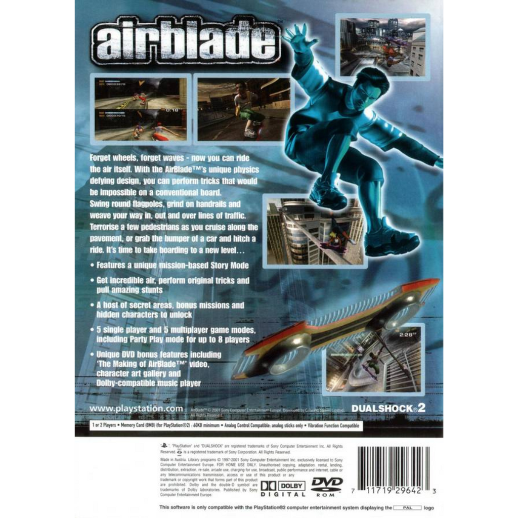 AirBlade back cover