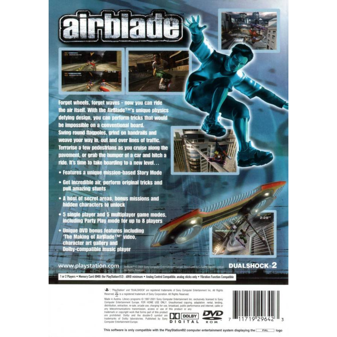 AirBlade back cover