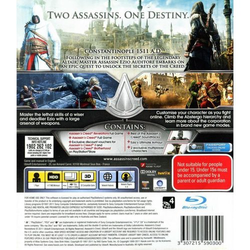 Assassin's Creed: Revelations (Essentials) back cover