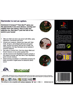 Command & Conquer Red Alert (Classics) back cover