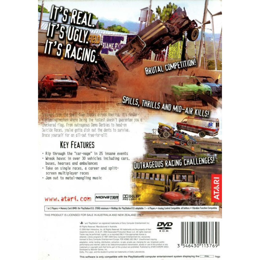 Driven to Destruction back cover
