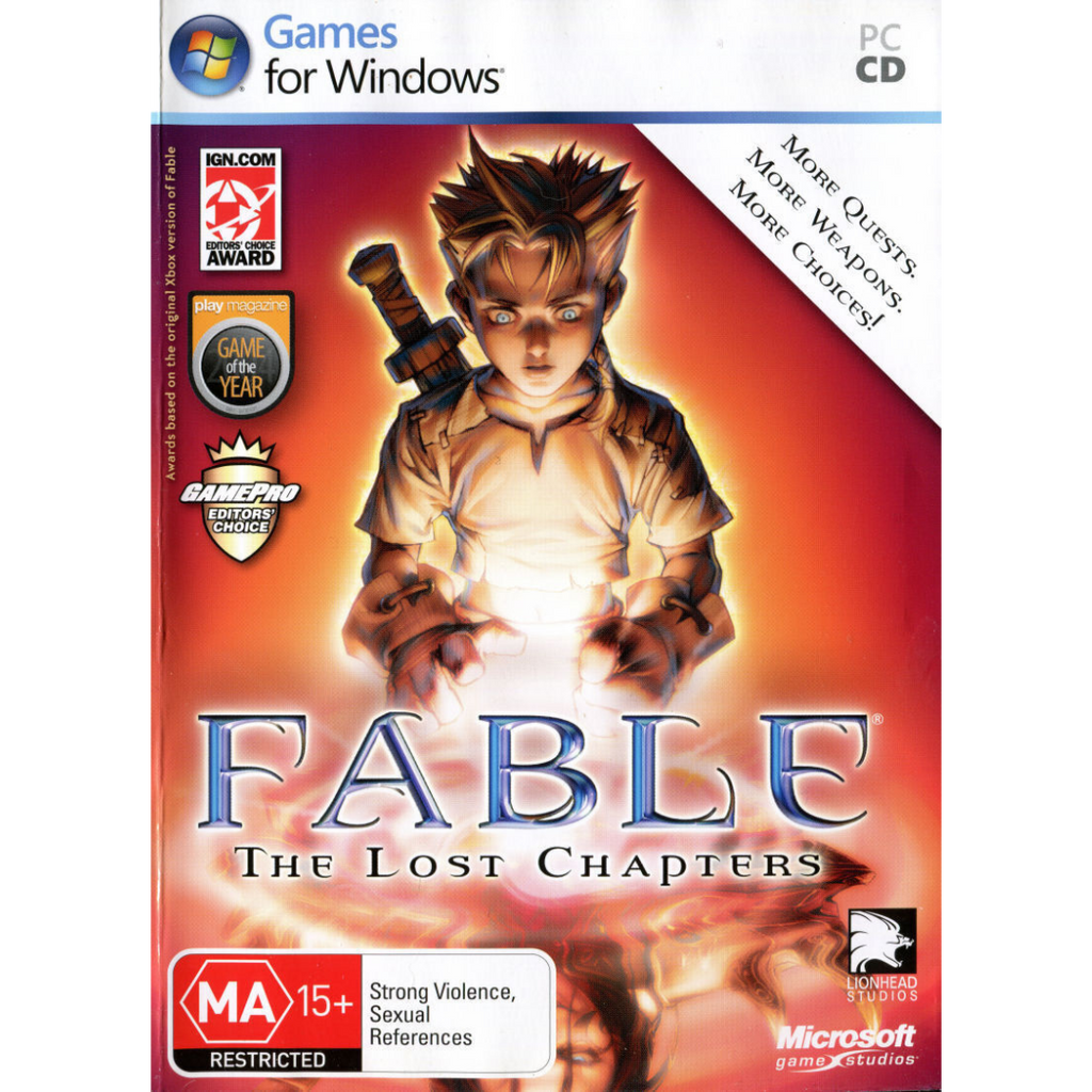Fable: The Lost Chapters cover art
