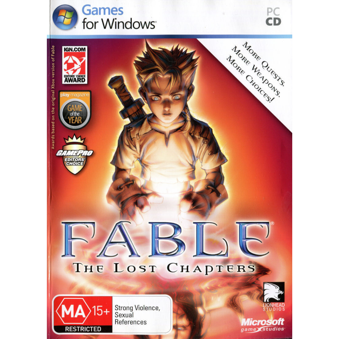 Fable: The Lost Chapters cover art