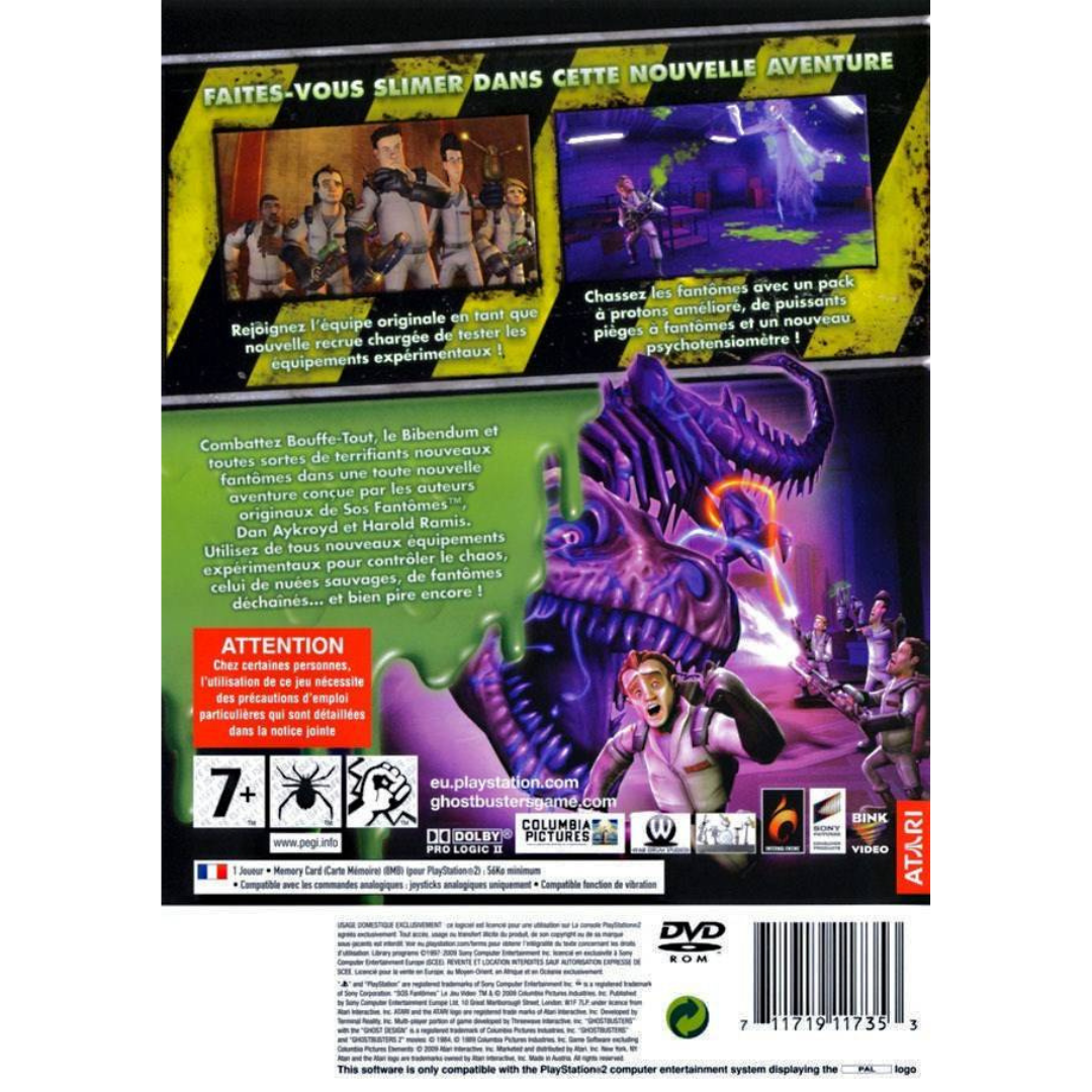 Ghostbusters: The Video Game back cover