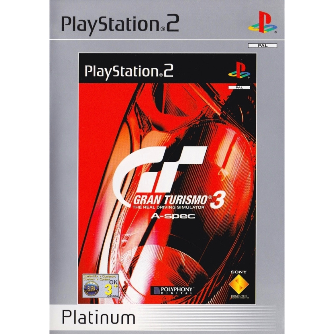 Gran Turismo 3 A-spec (Platinum) cover art