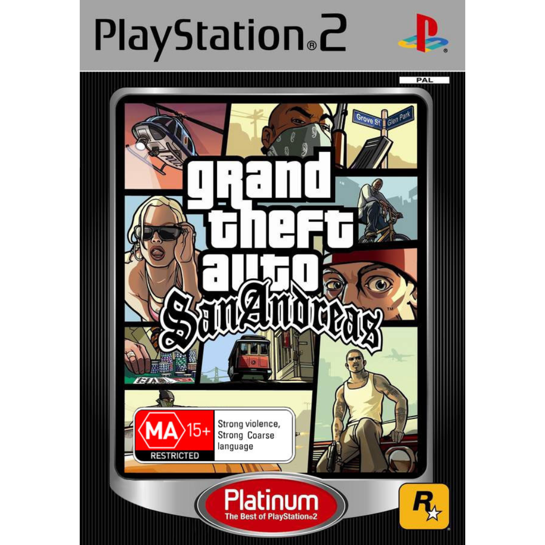 Grand Theft Auto: San Andreas (Platinum) cover art