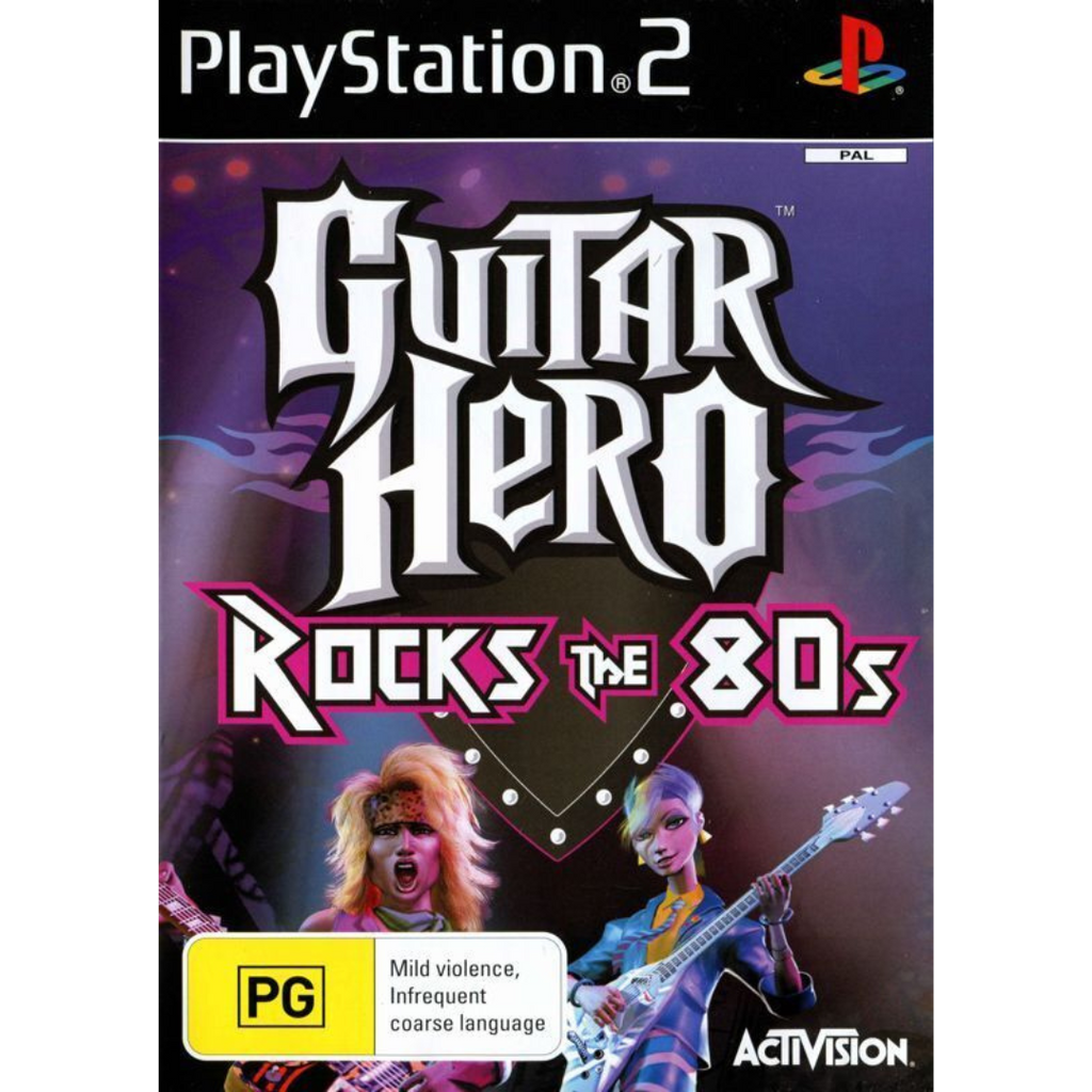 Guitar Hero: Rocks the 80s cover art