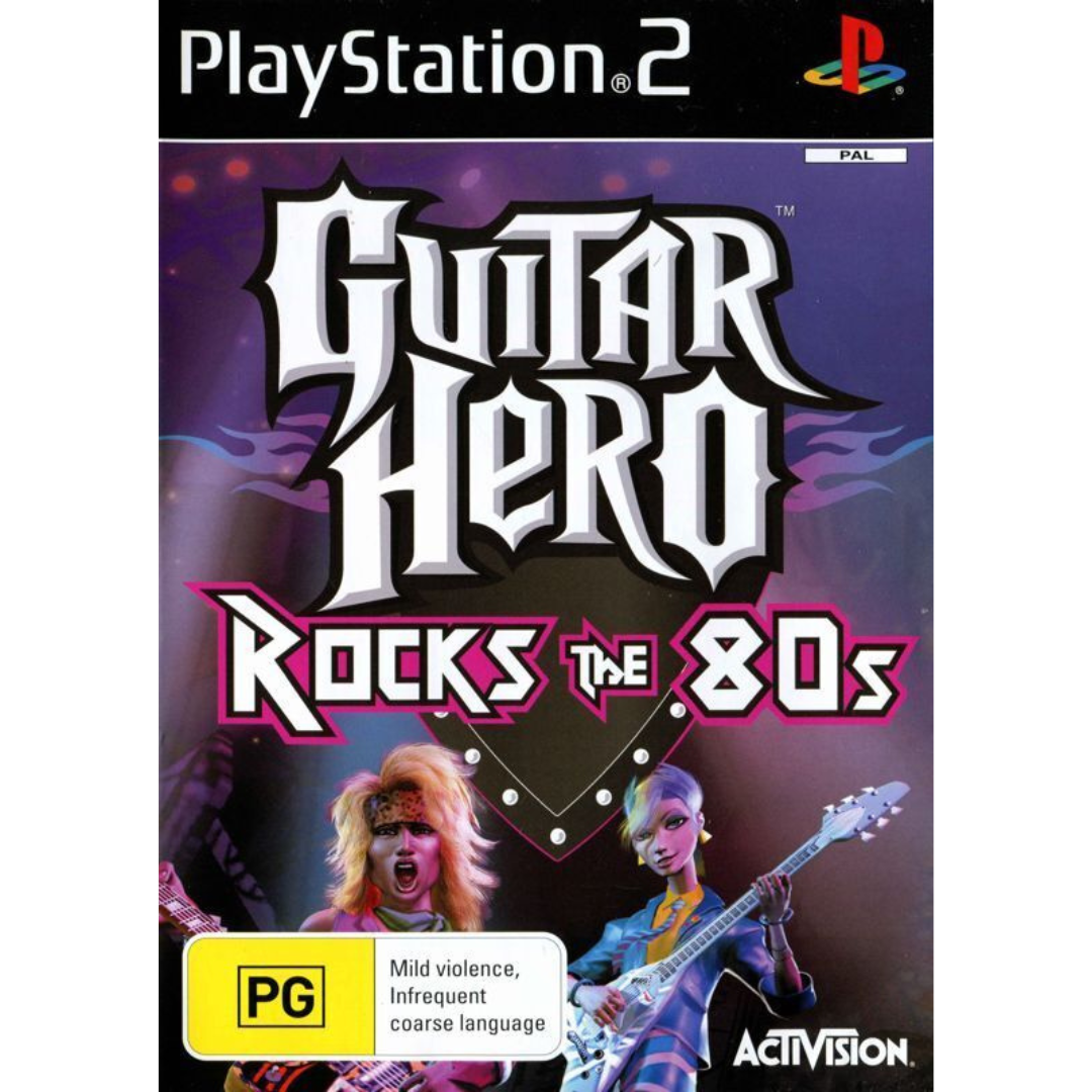 Guitar Hero: Rocks the 80s cover art