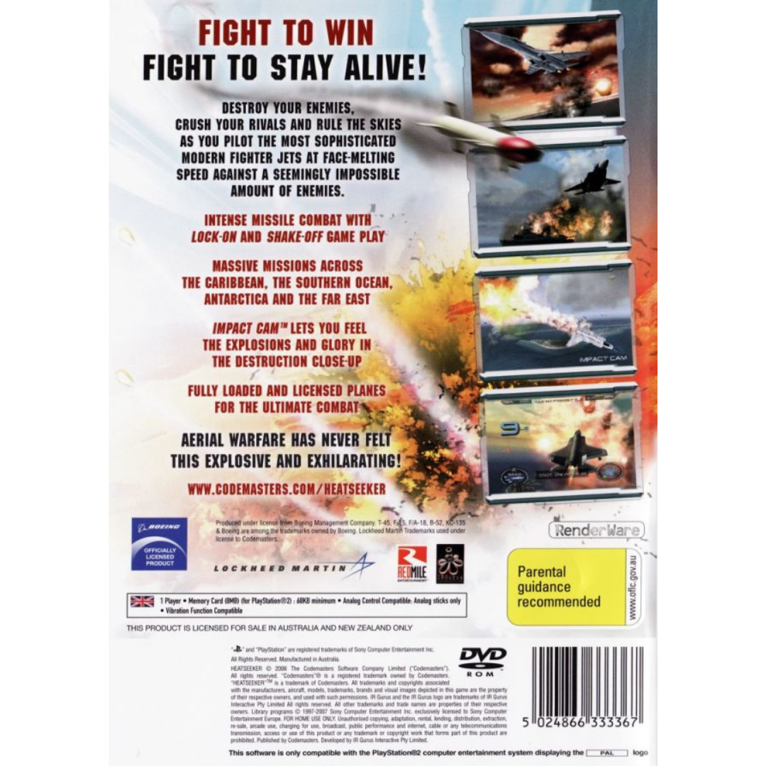 Heatseeker back cover