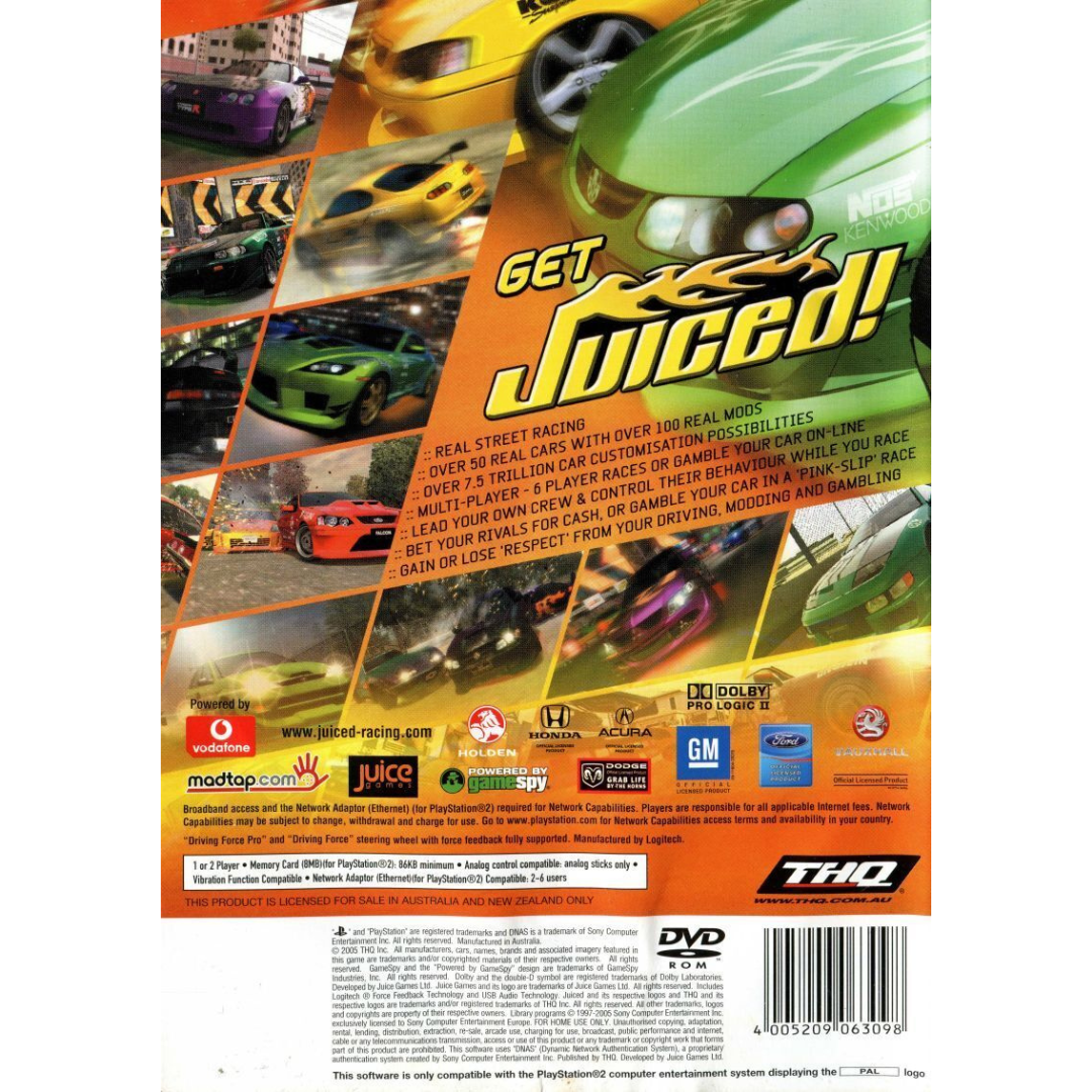 Juiced (Platinum) back cover