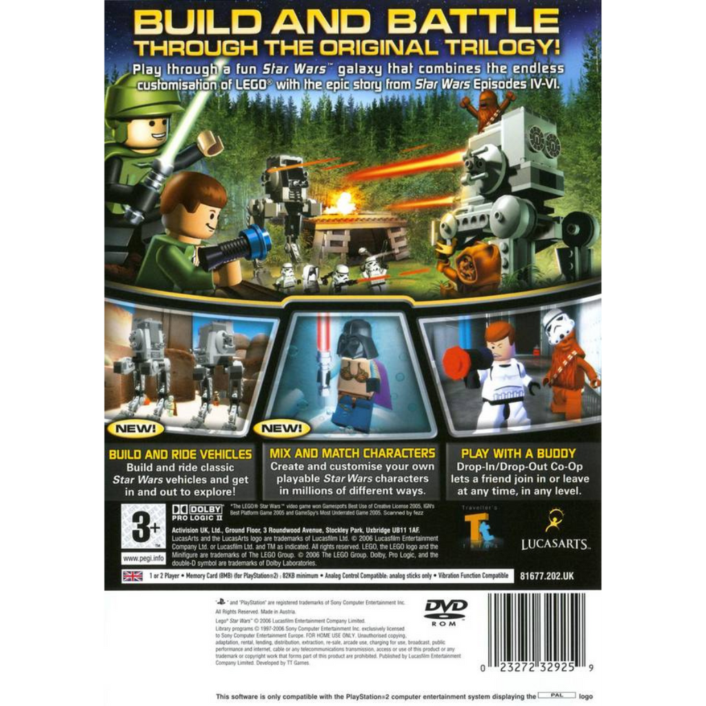 LEGO Star Wars II back cover