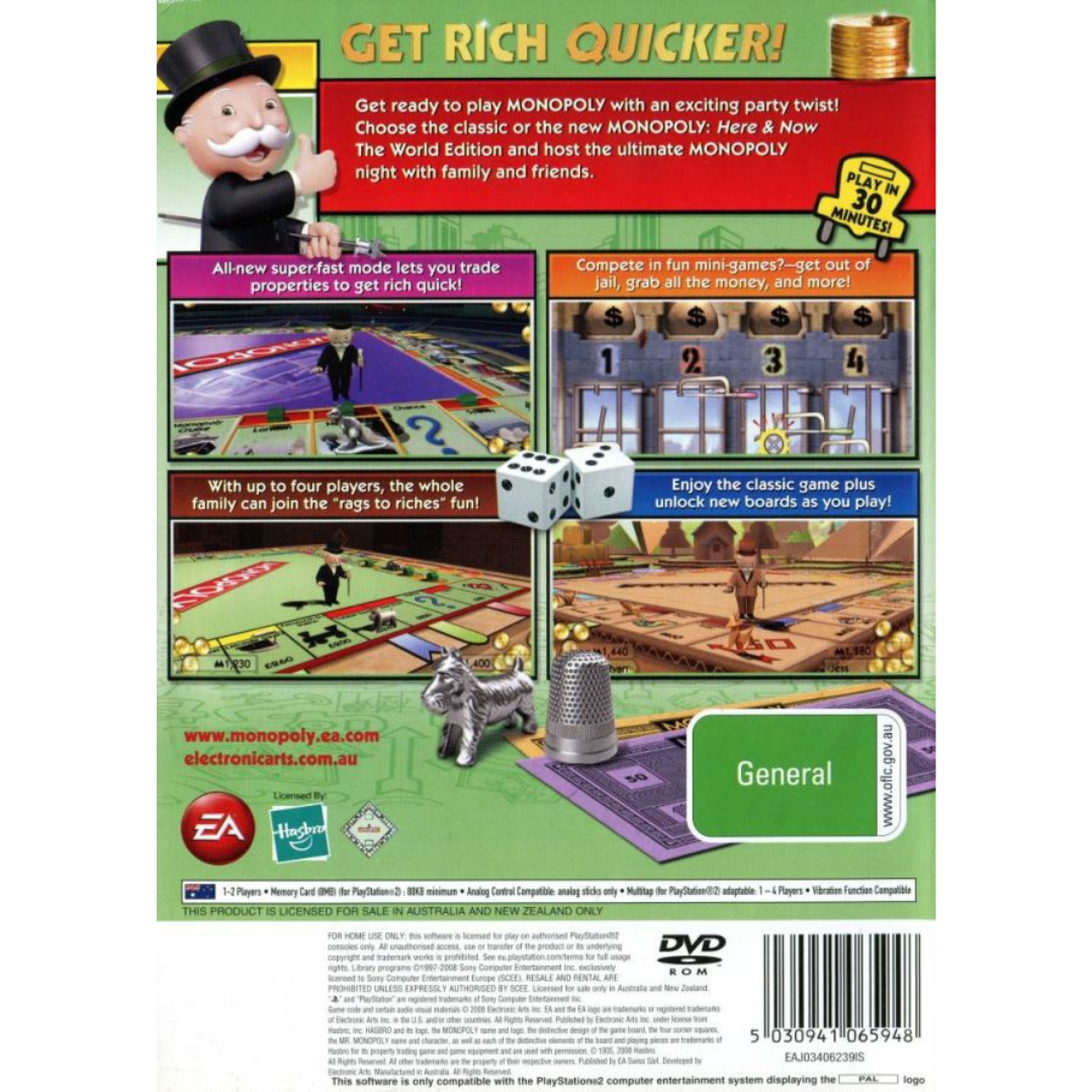 Monopoly back cover