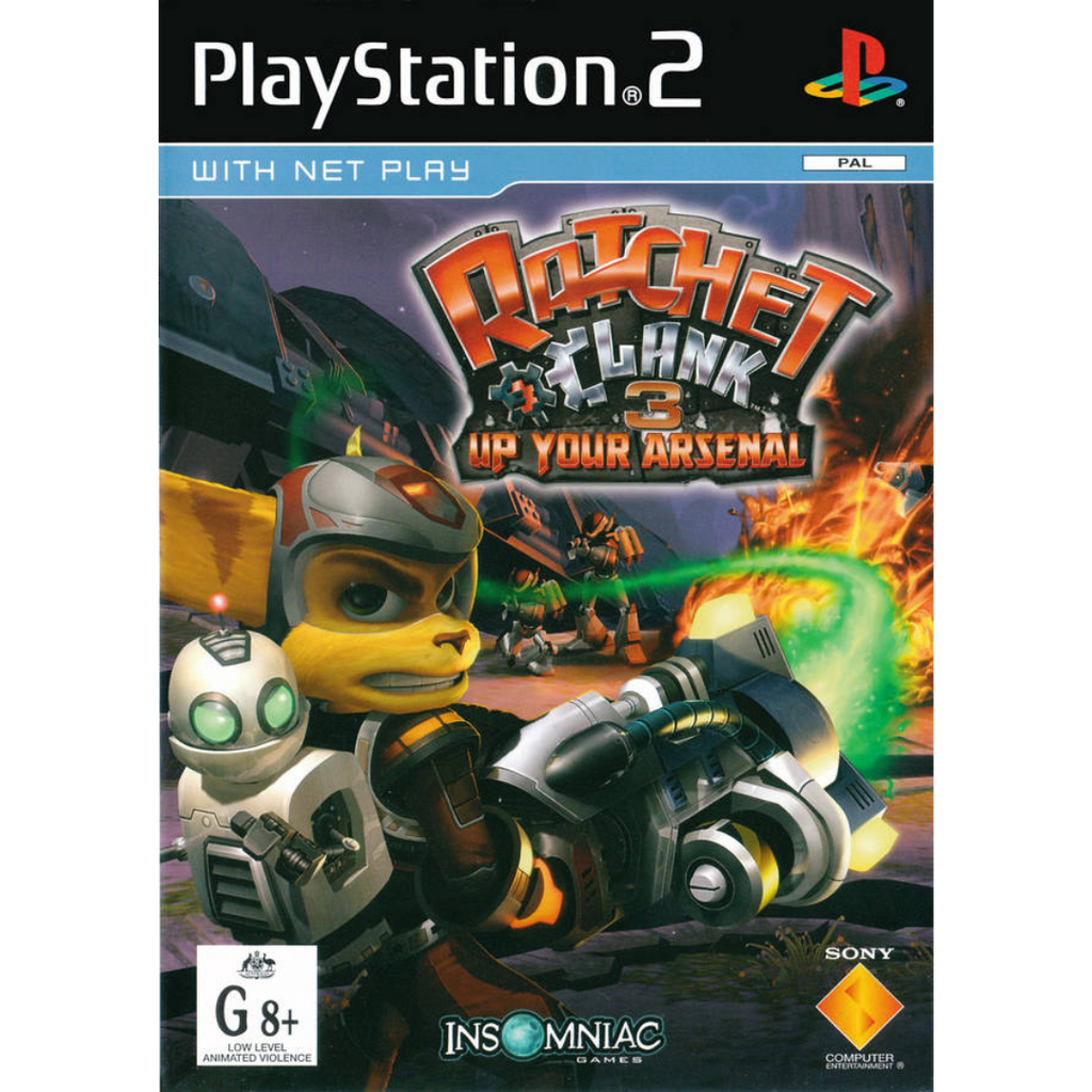 Ratchet & Clank 3: Up Your Arsenal cover art