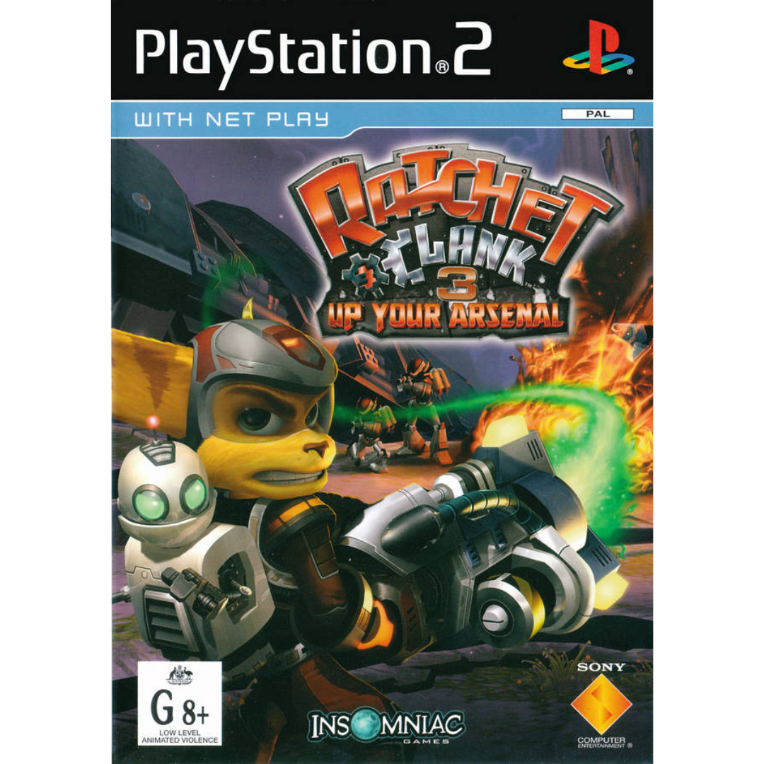 Ratchet & Clank 3: Up Your Arsenal cover art