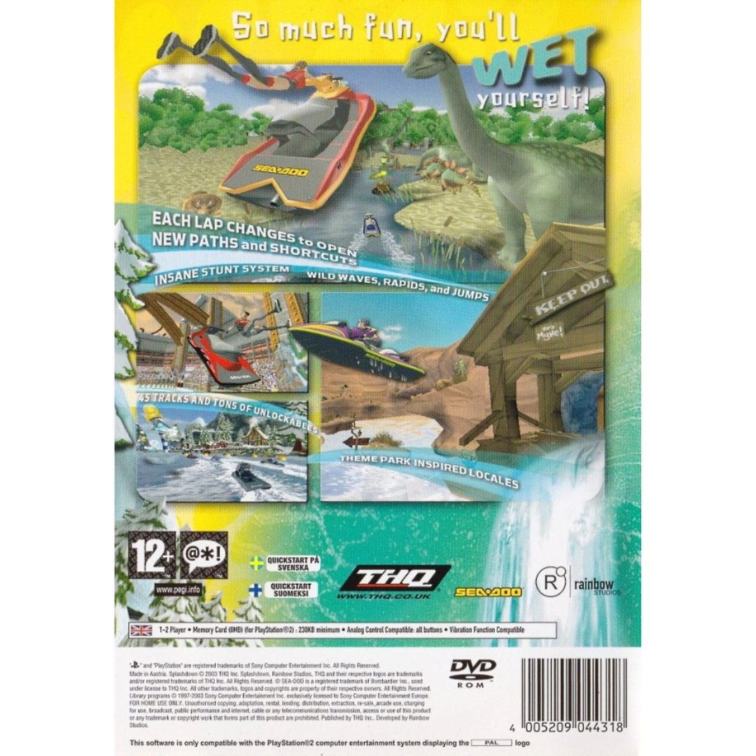 Splashdown 2: Rides Gone Wild back cover