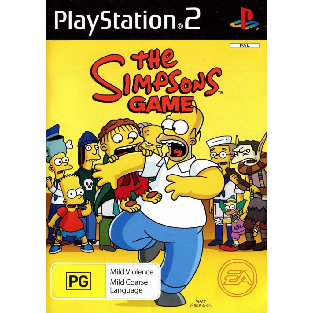 The Simpsons Game cover art