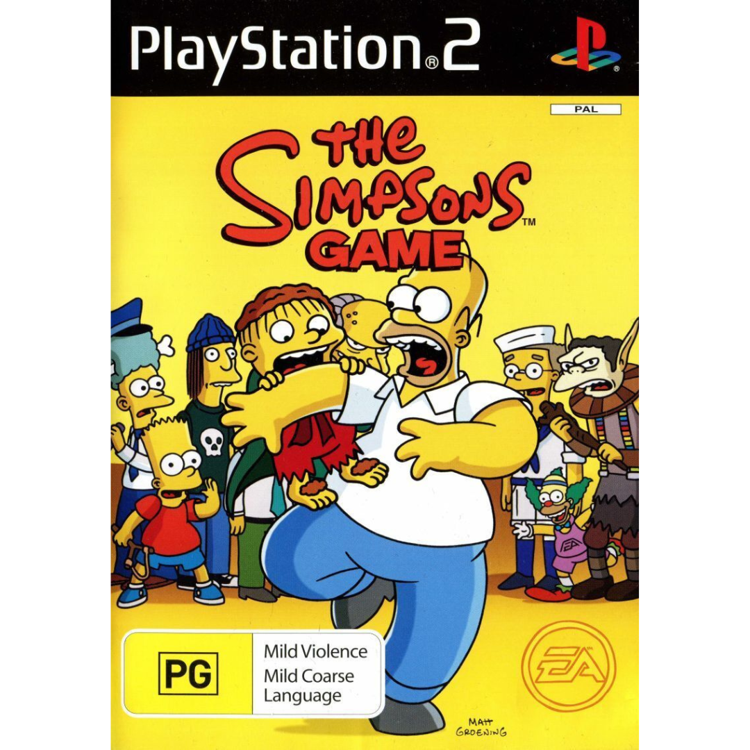 The Simpsons Game cover art