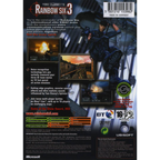 Tom Clancy's Rainbow Six 3 back cover