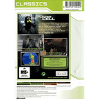 Tom Clancy's Splinter Cell (Classics w/ Bonus DVD) back cover