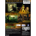 Tom Clancy's Splinter Cell: Pandora Tomorrow back cover
