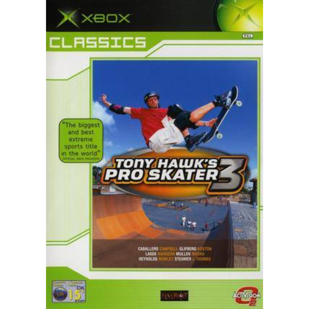Tony Hawk's Pro Skater 3 (Classics) cover art